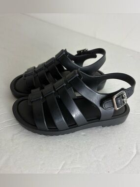 Mini Melissa Flox BB Black Sandal Toddler 8